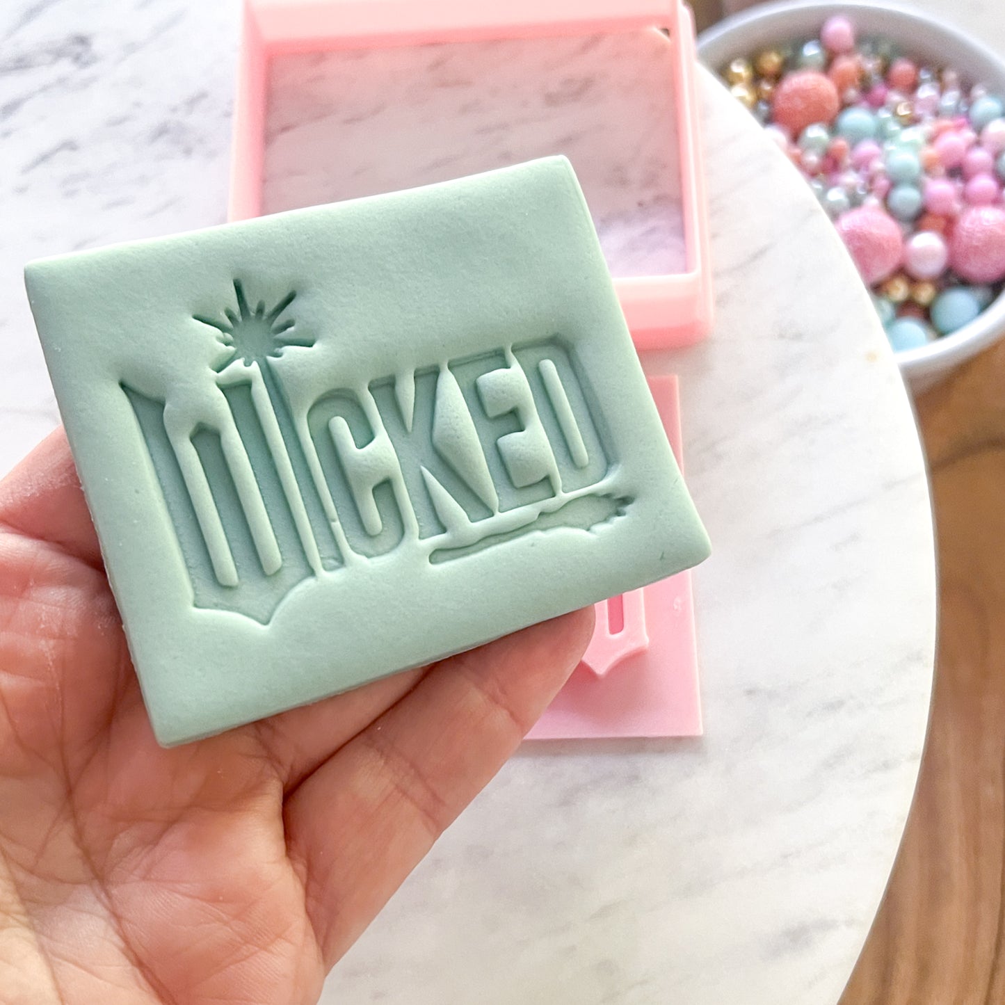 "Wicked" - Cookie Cutter & Stamp