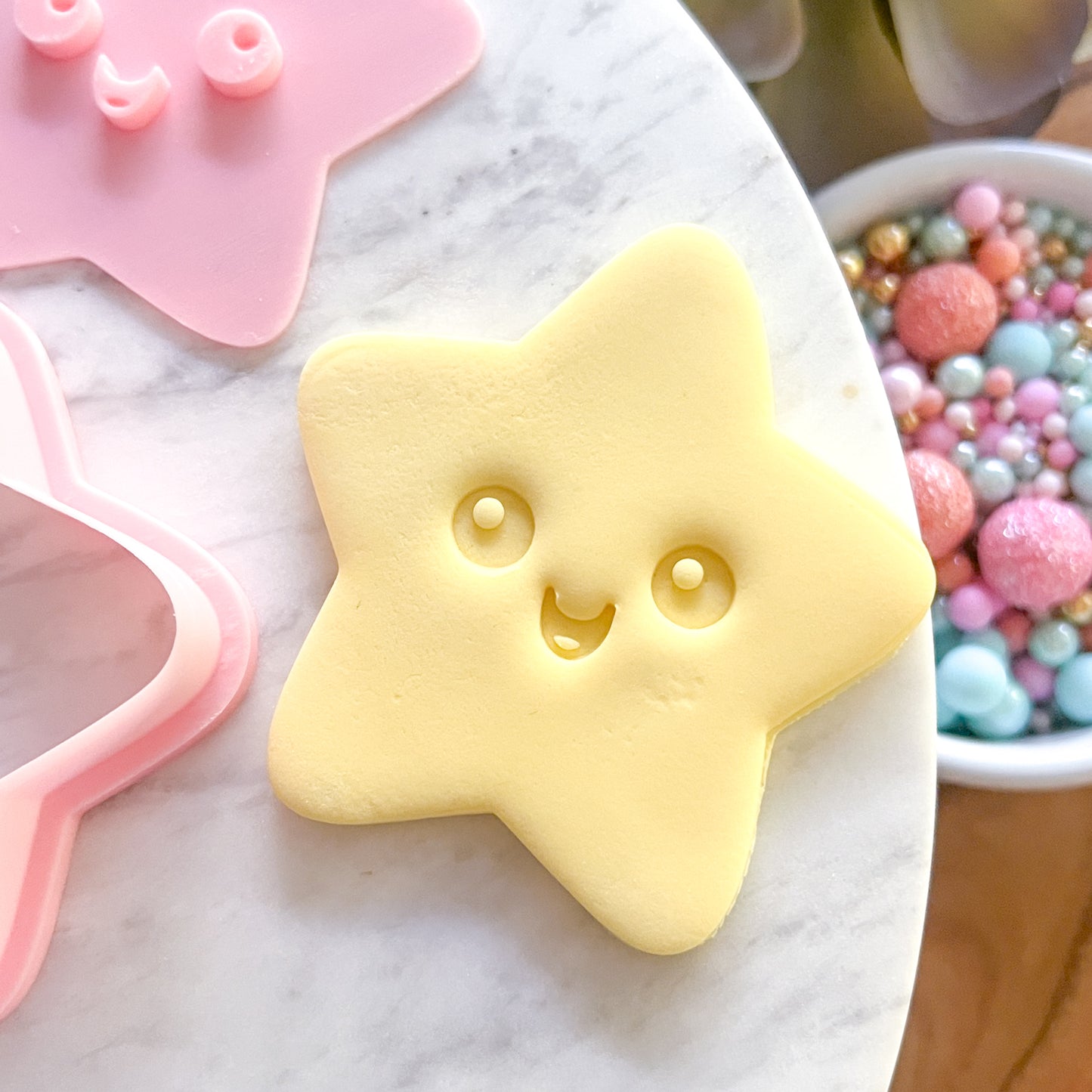 "Happy Star" - Cookie Cutter & Stamp