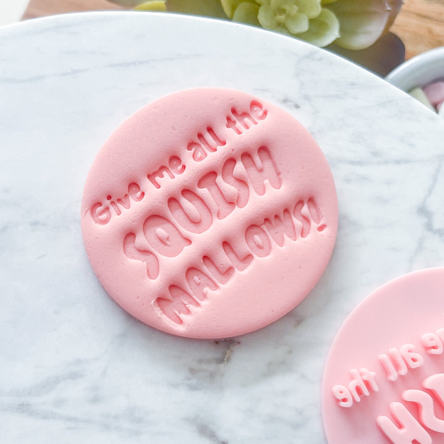 Give Me All The Squishmallows - Fondant Stamp