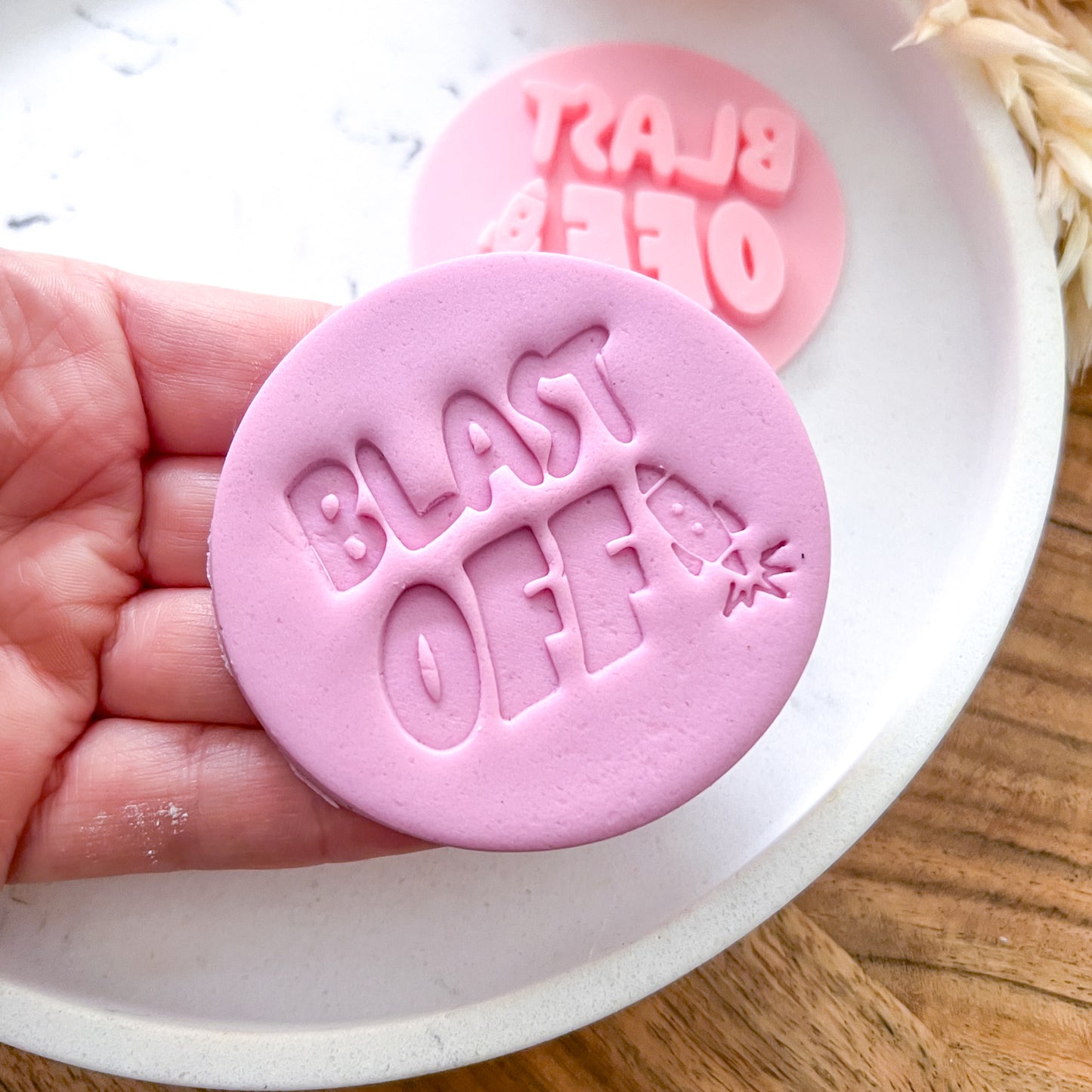 Blast Off #1 Fondant Stamp