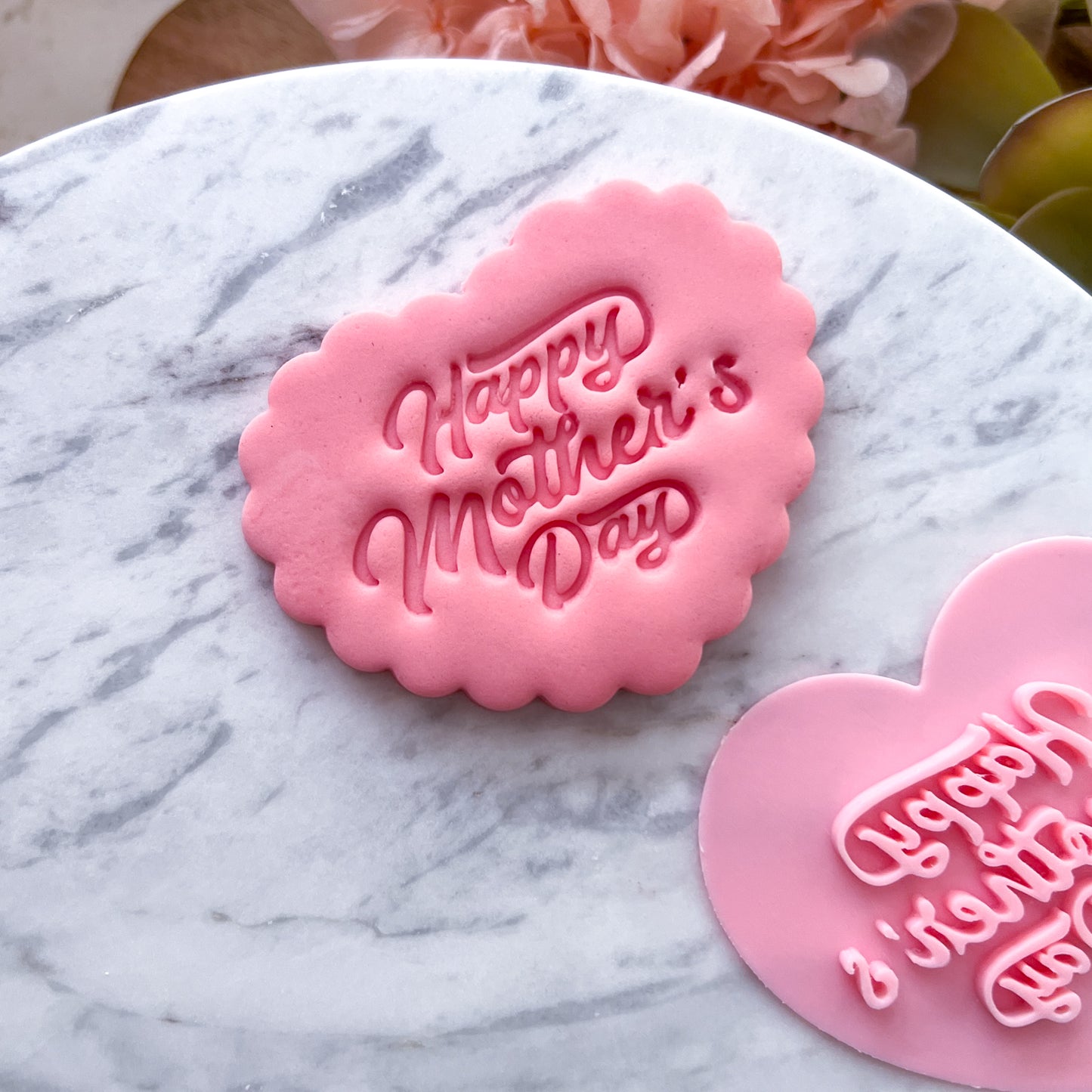 Happy Mothers Day #3 Fondant Stamp