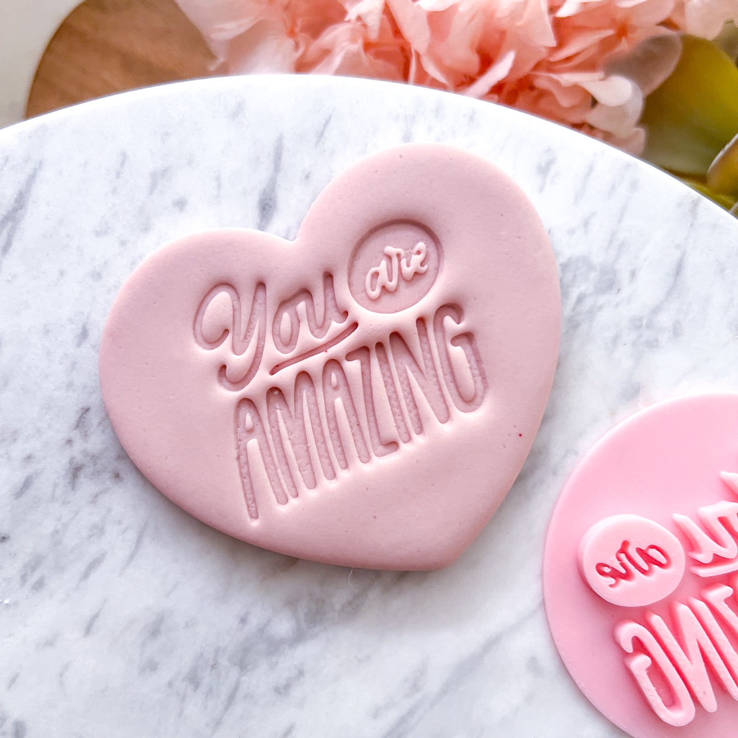 You Are Amazing Fondant Stamp