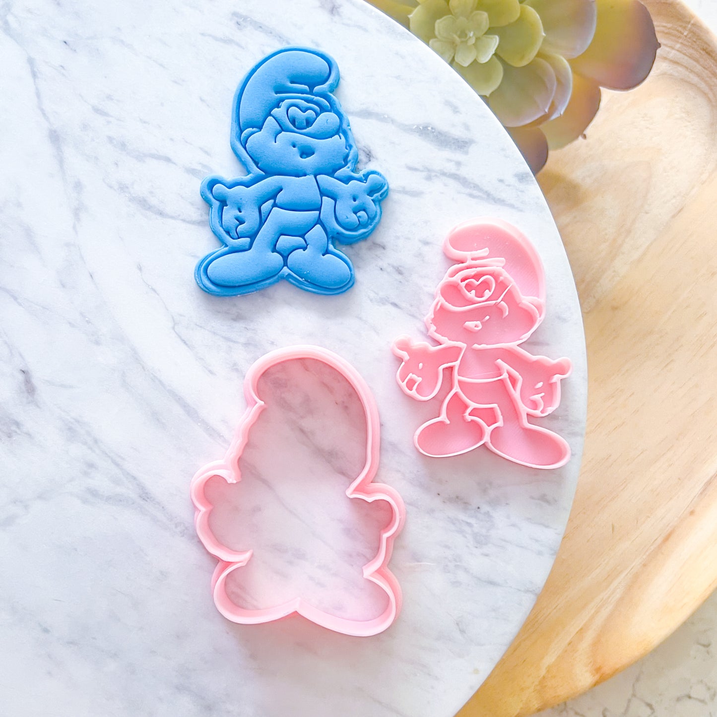 "Papa Smurf" Cookie Cutter & Stamp