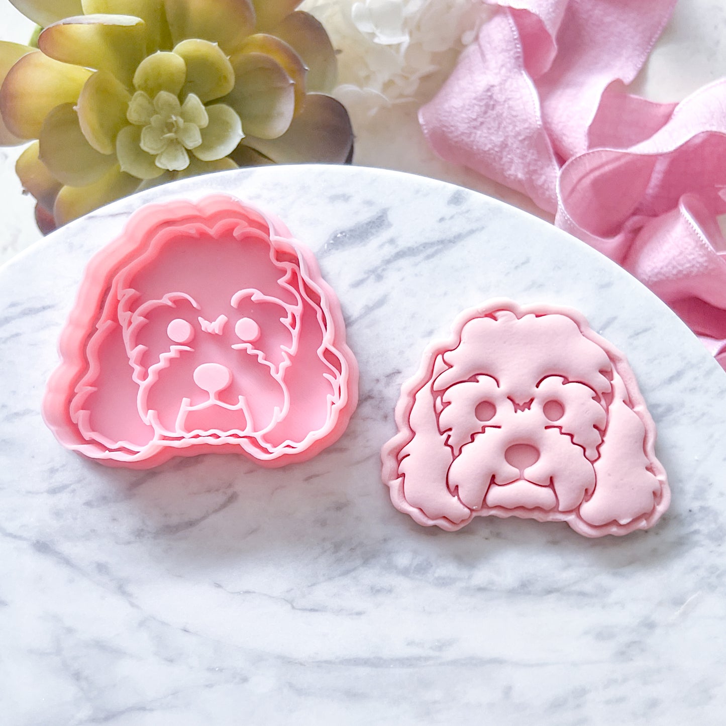 "Cavoodle" - Cookie Cutter & Stamp