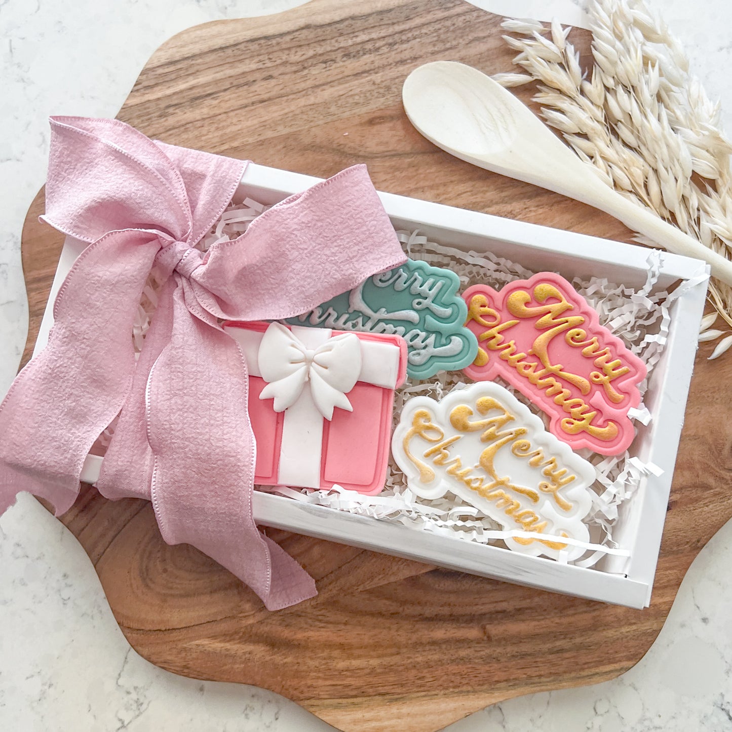 "Merry Christmas #2" Cookie Cutter & Stamp