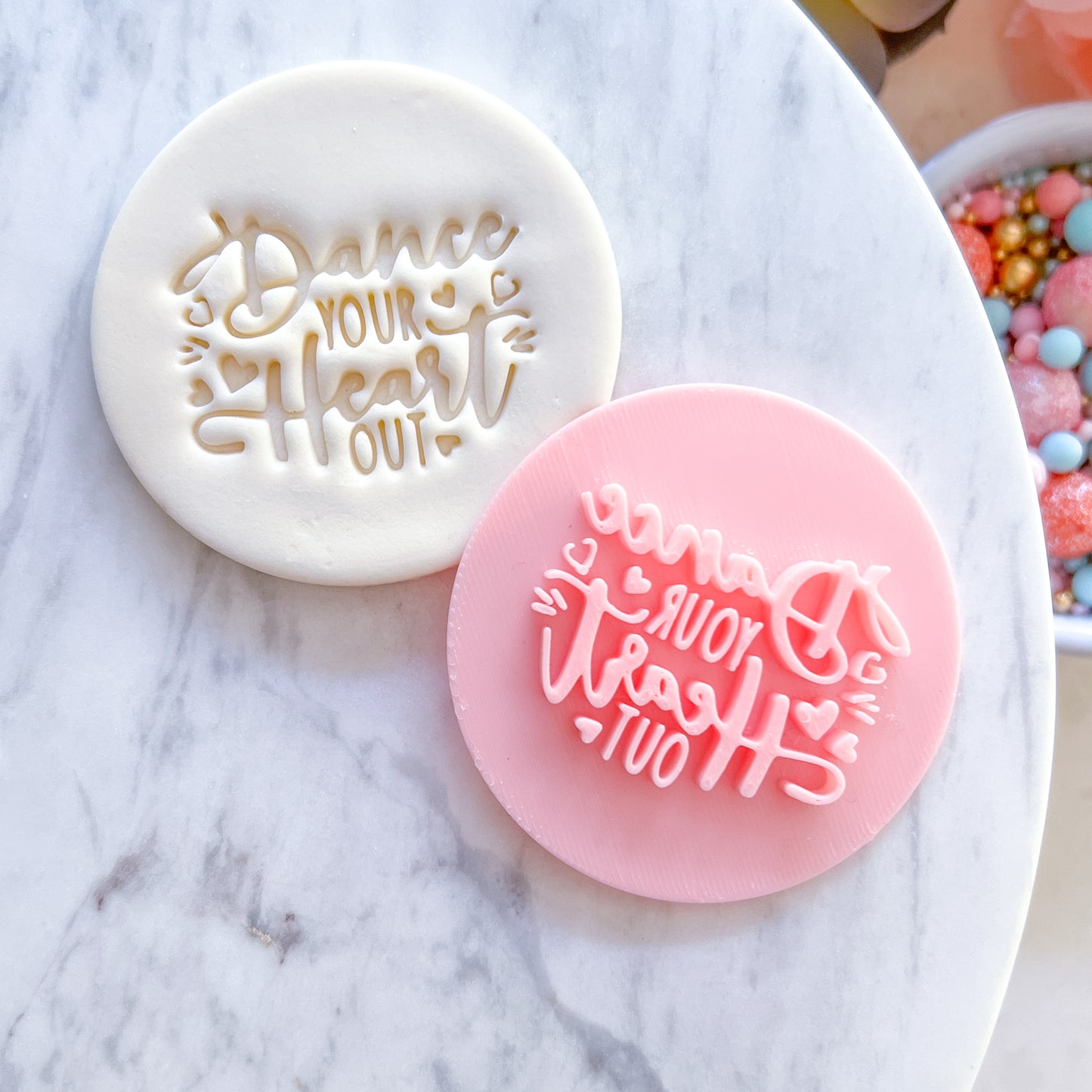 Dance Your Heart Out Fondant Stamp