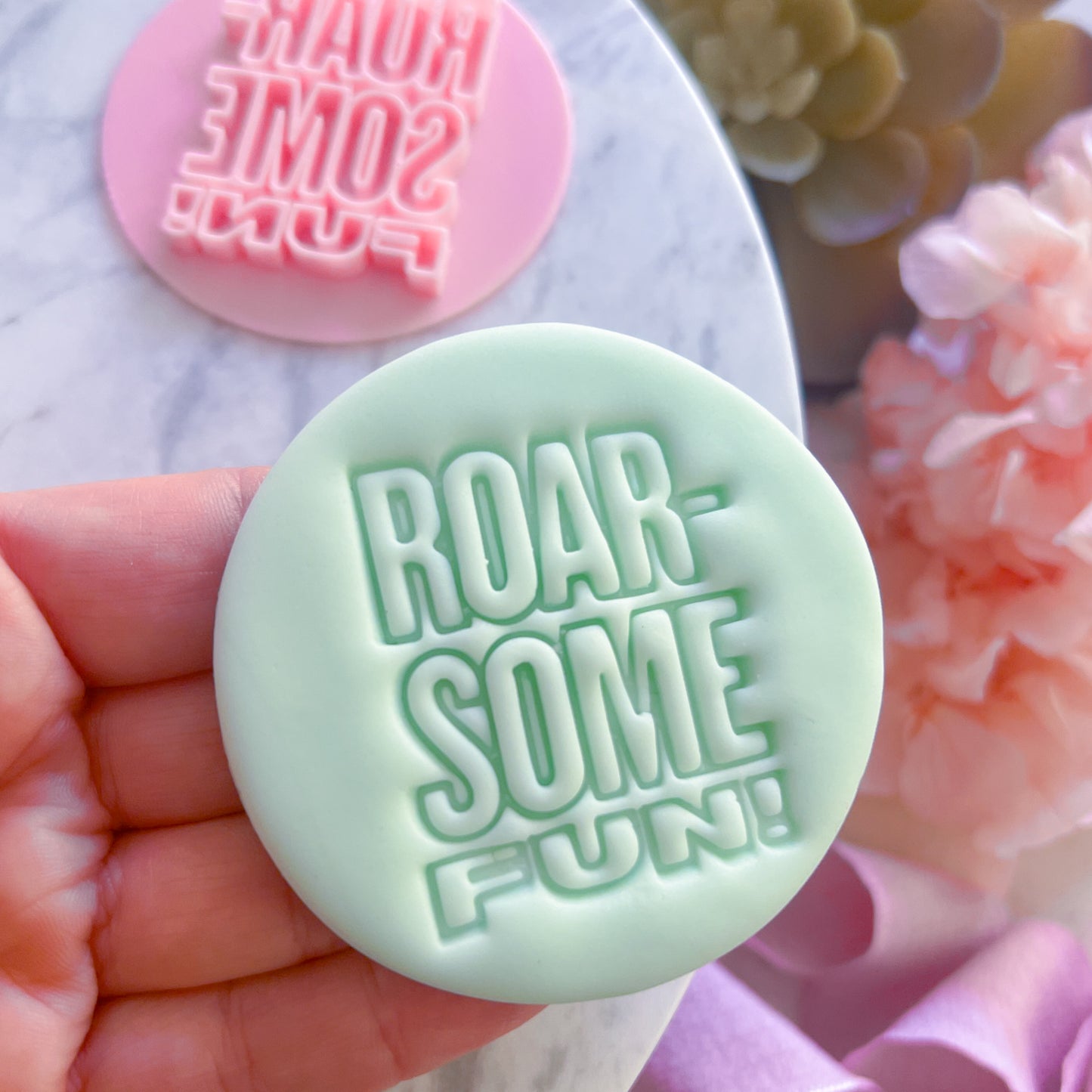 Roar-some Birthday - Fondant Stamp