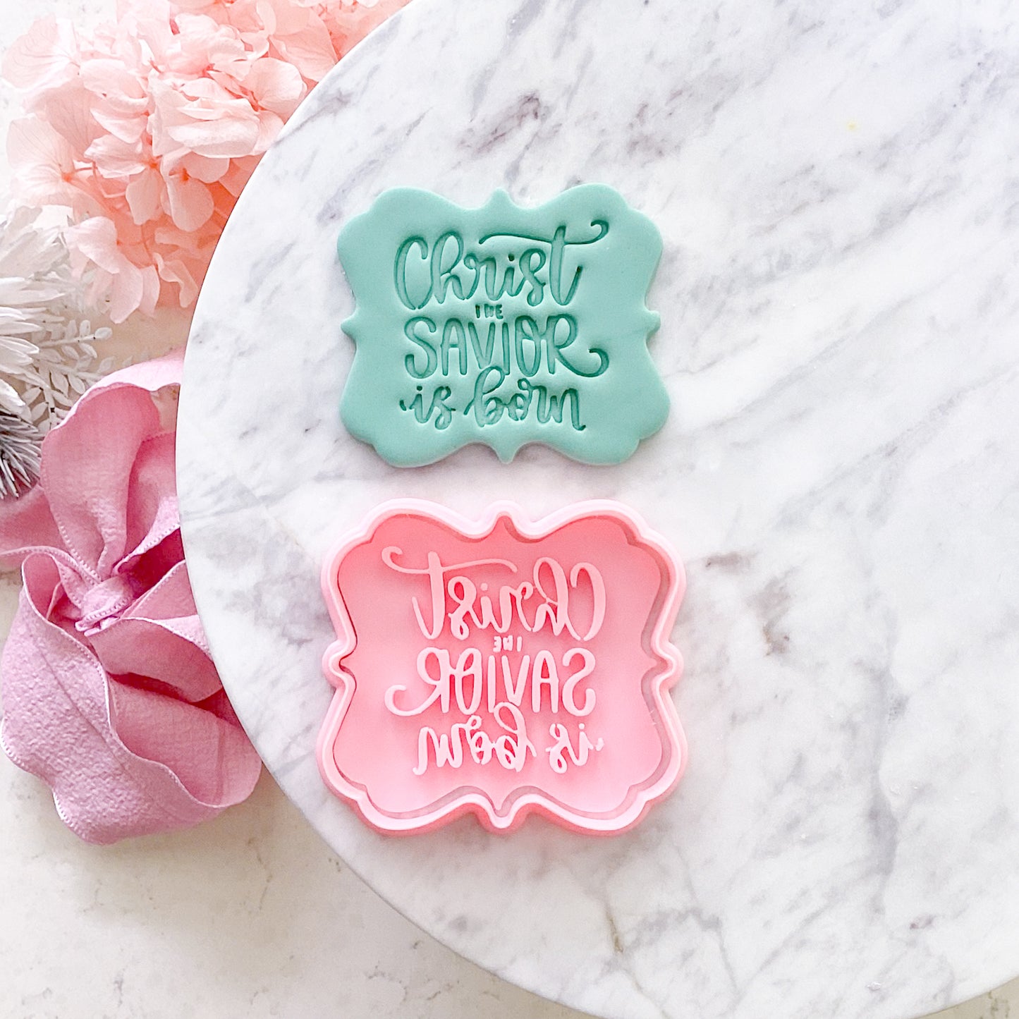 "Christ the Saviour is Born" - Cutter & Stamp Set