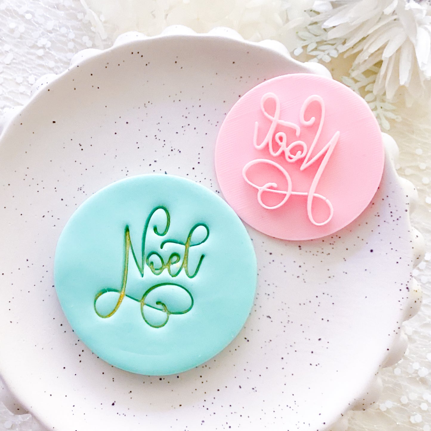 Noel Fondant Stamp