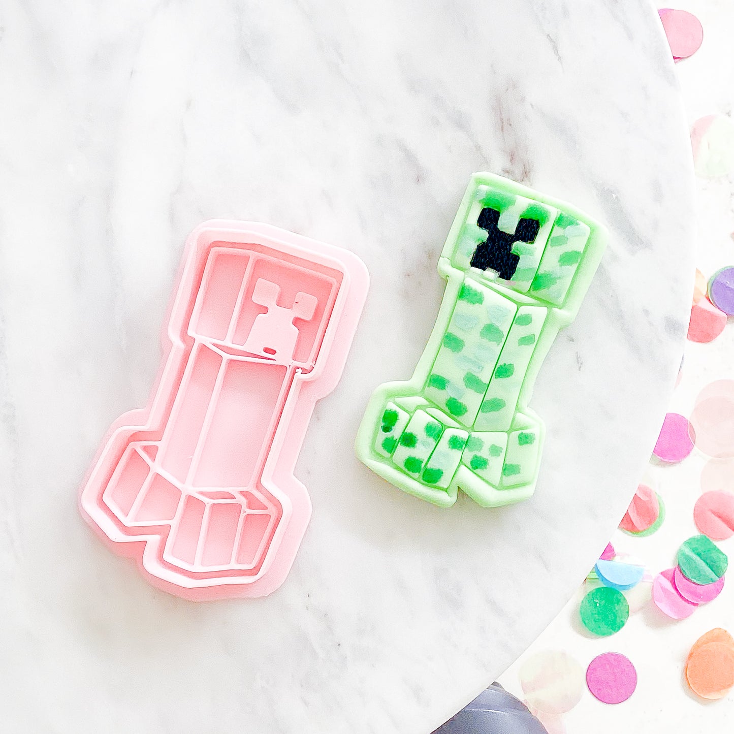"Creeper" Cookie Cutter & Stamp