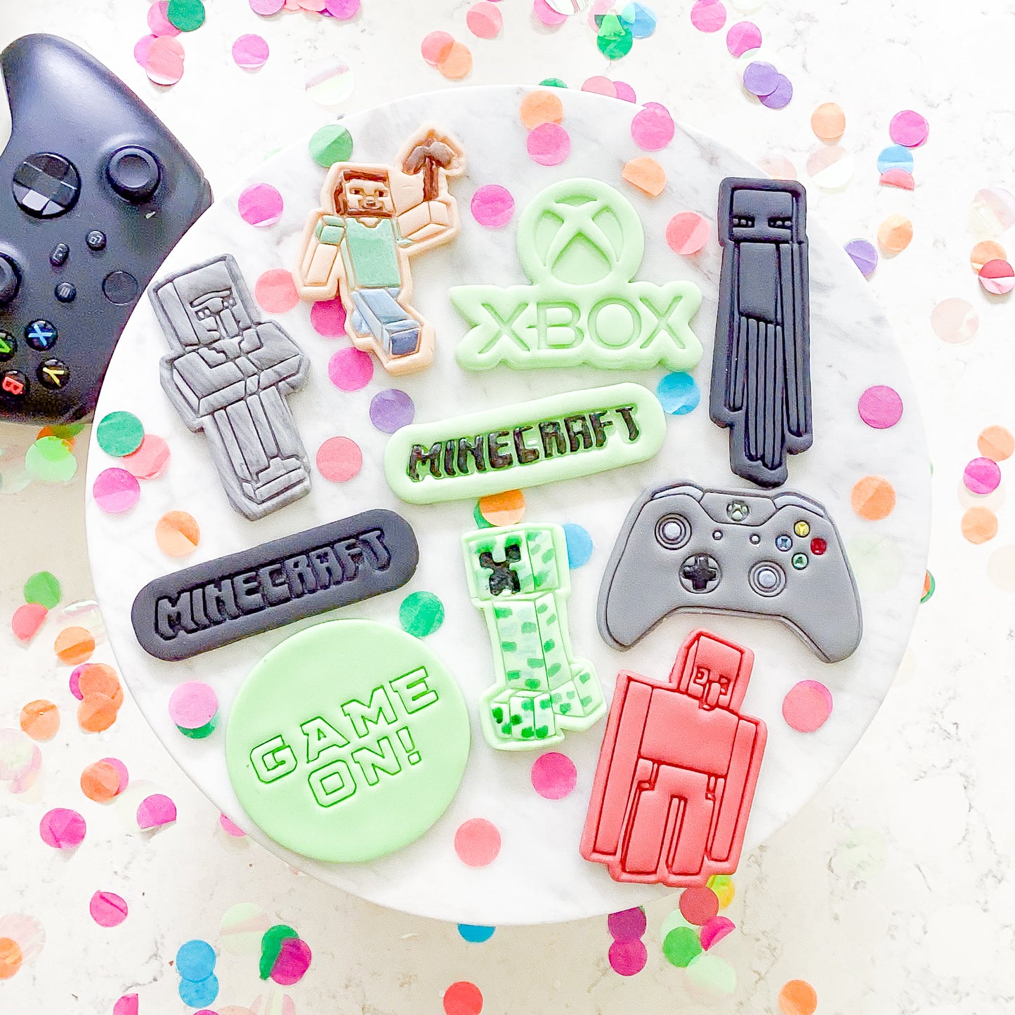 "Minecraft Logo" Cookie Cutter & Stamp