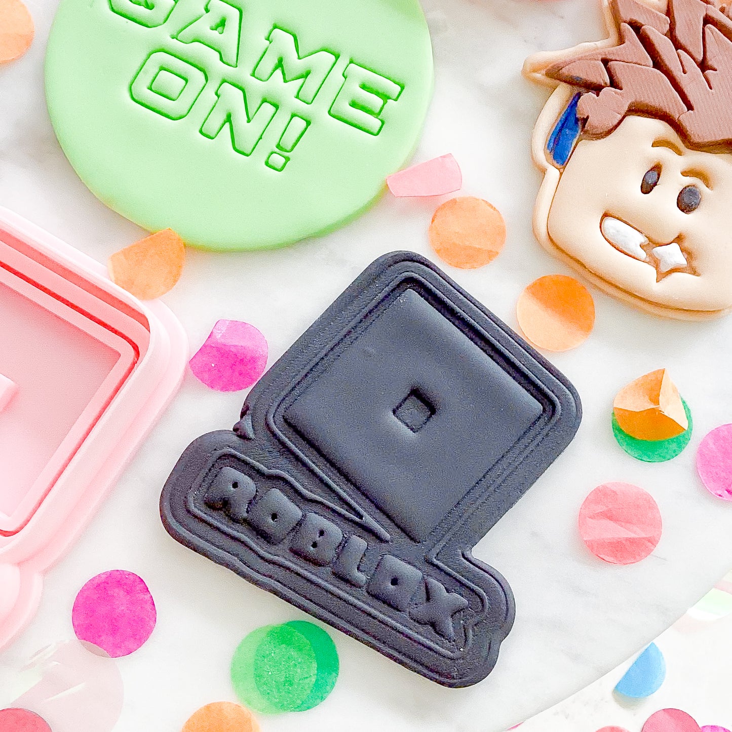 "Roblox Logo" Cookie Cutter & Stamp