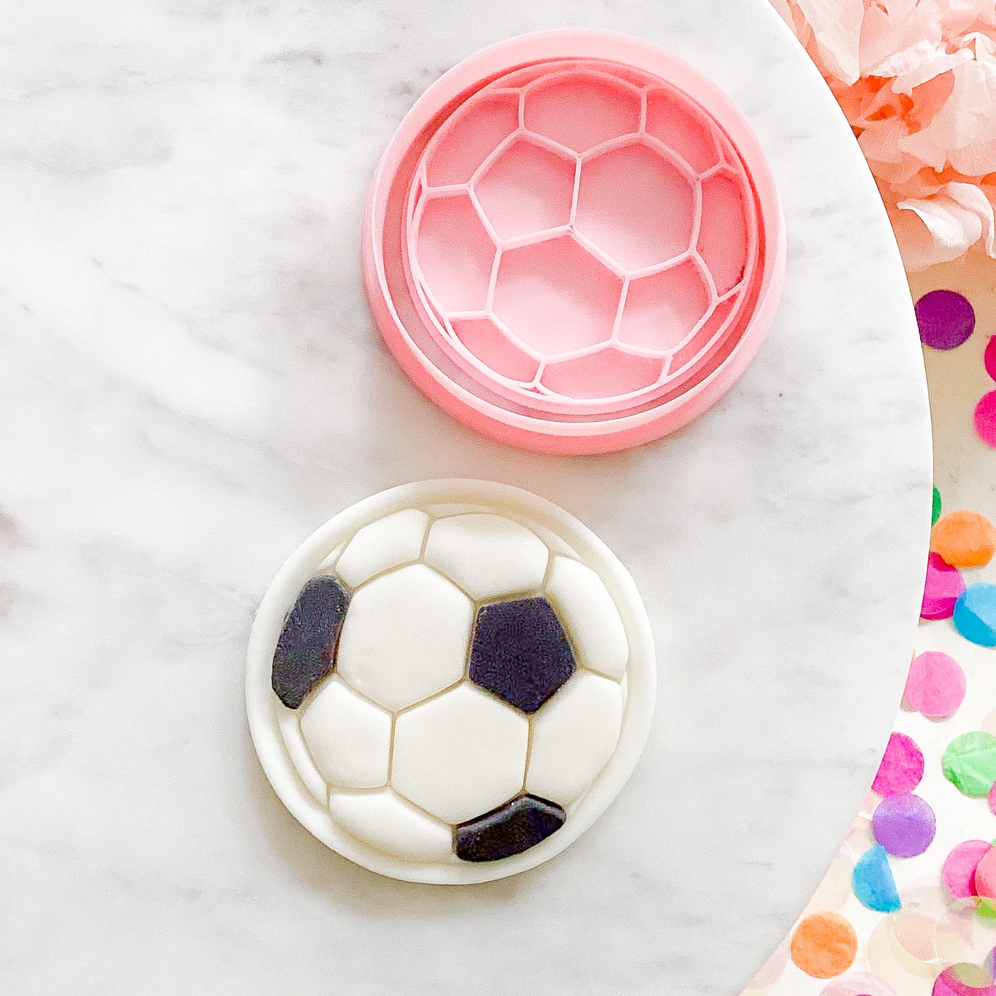 "Soccer Ball" - Cookie Cutter & Stamp