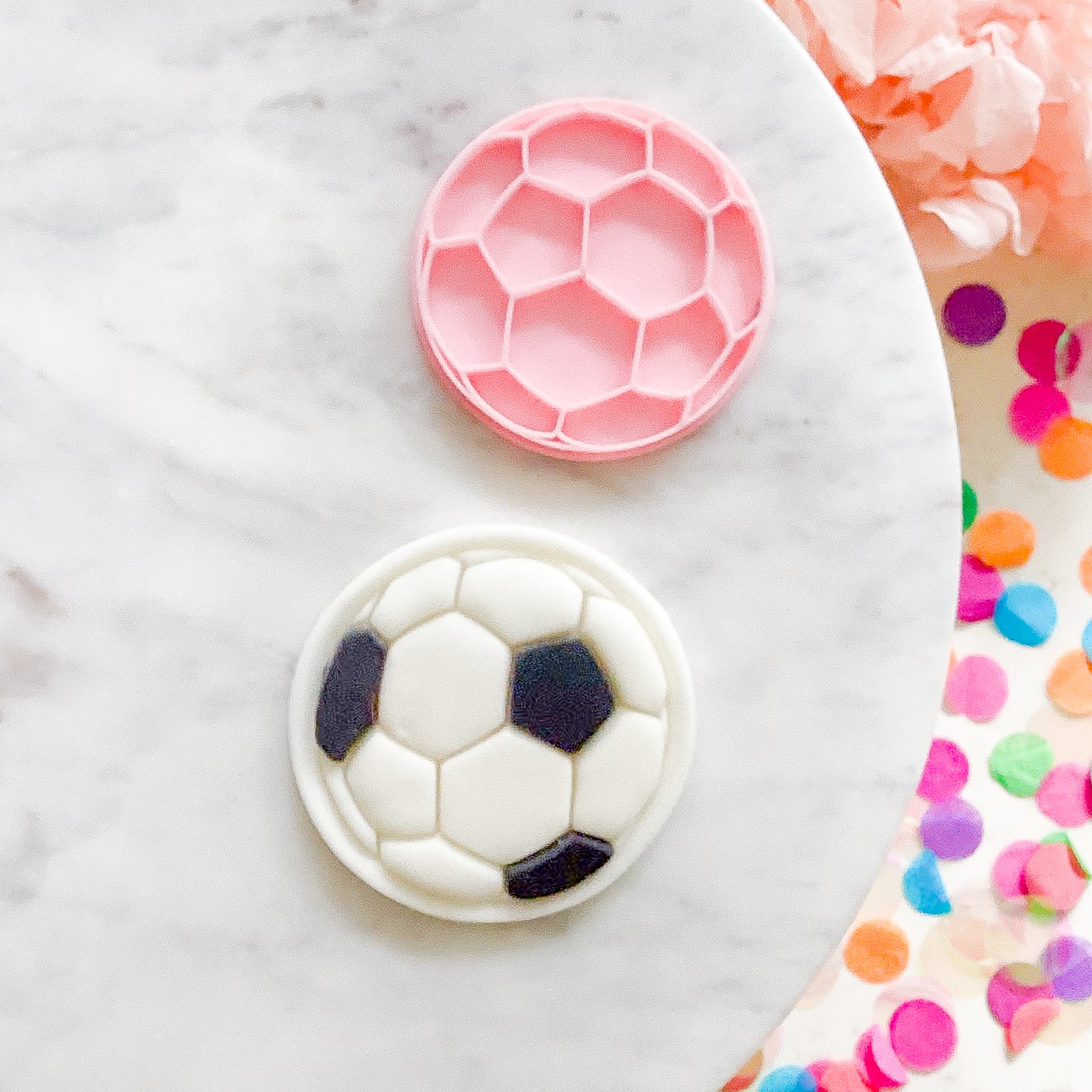 "Soccer Ball" - Cookie Cutter & Stamp