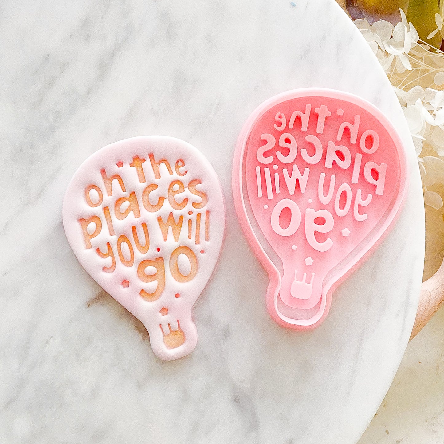 "Oh The Places You Will Go" - Cookie Cutter & Stamp