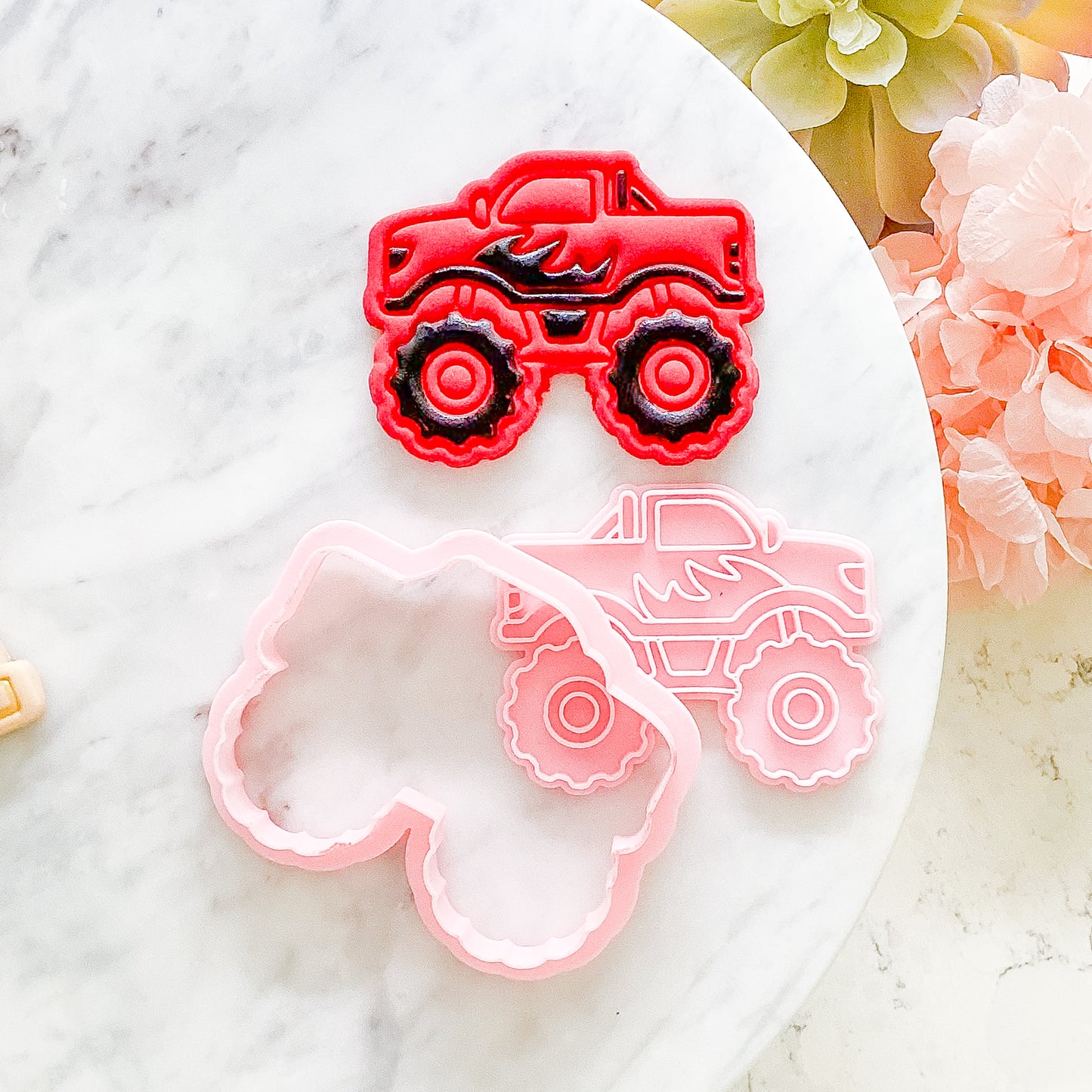 "Monster Truck" - Cookie Cutter & Stamp