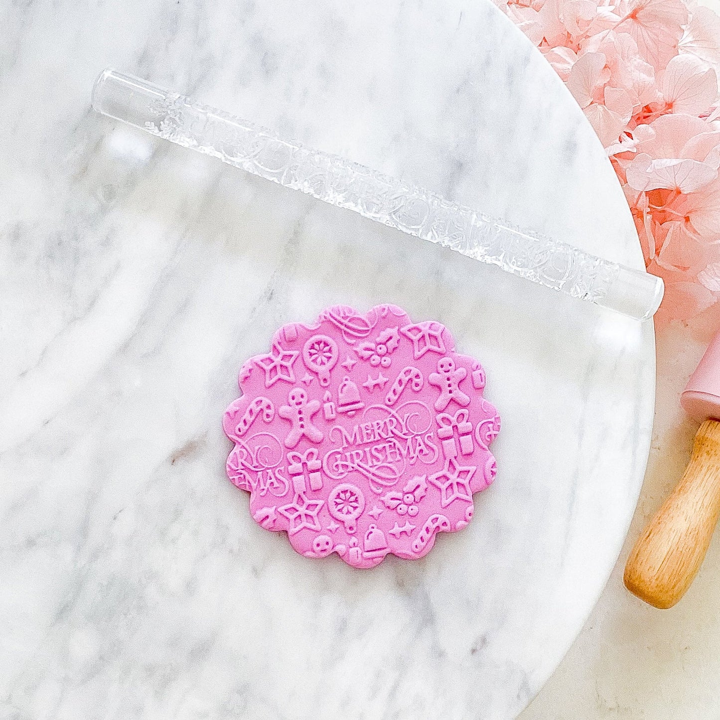 "Cozy Christmas" - Acrylic Texture Roller