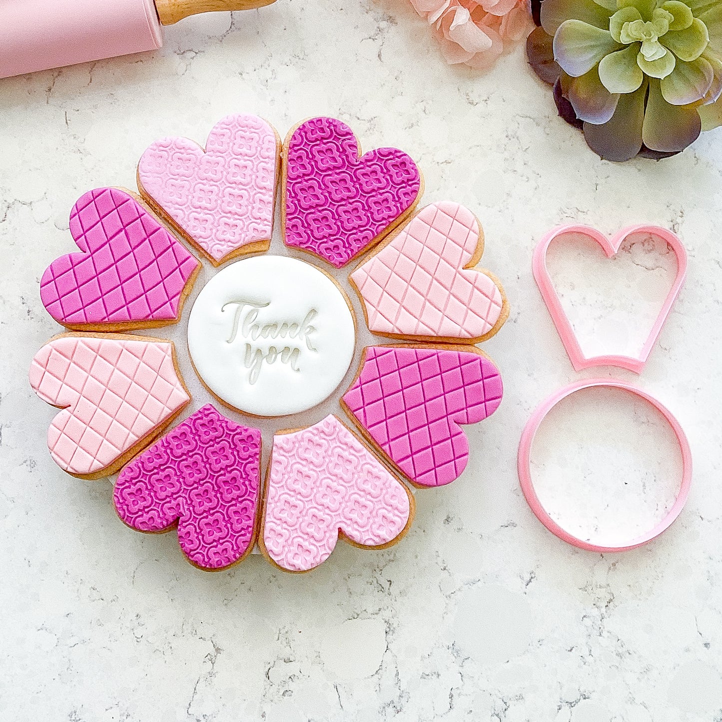 Flower #3 Cookie Platter (Choose Size)