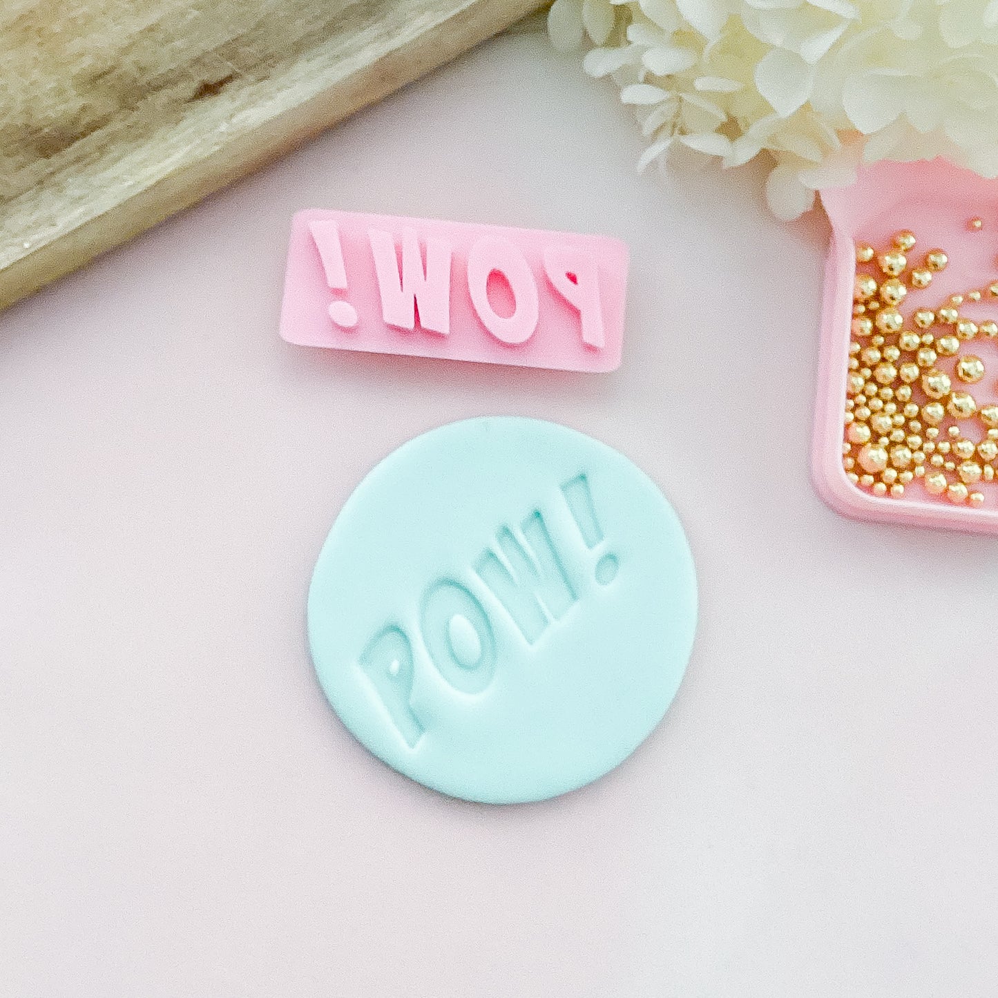 POW! - Fondant Stamp