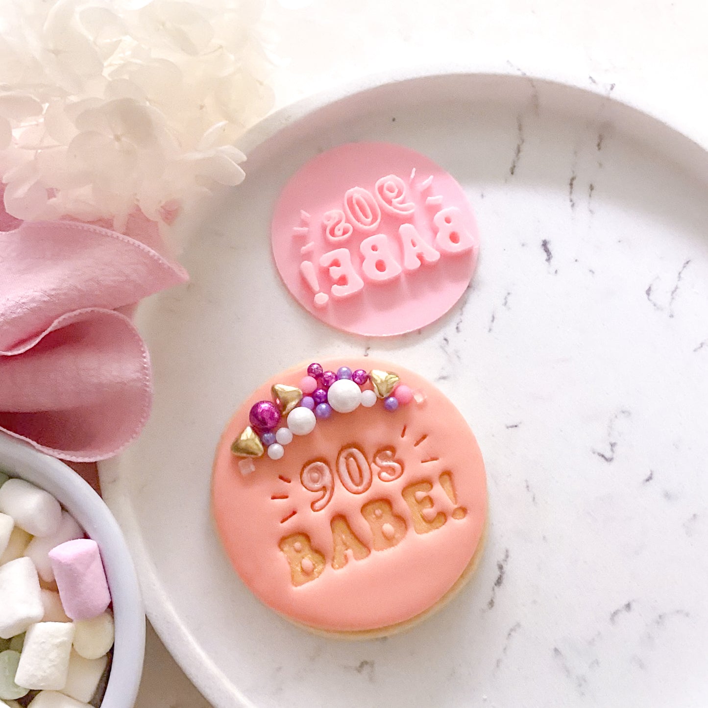 90's Babe - Fondant Stamp