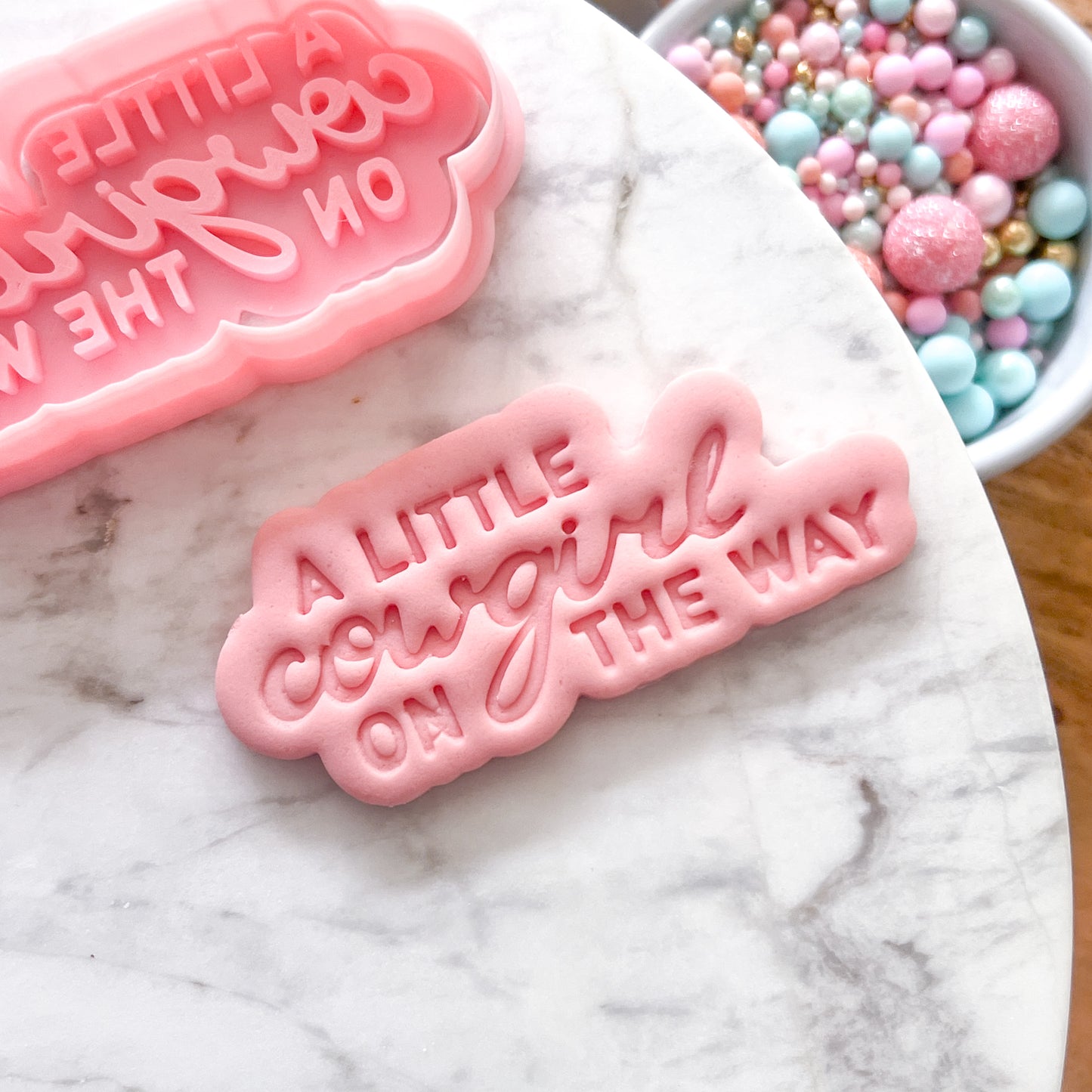 "Little Cowgirl" - Cookie Cutter & Stamp Set