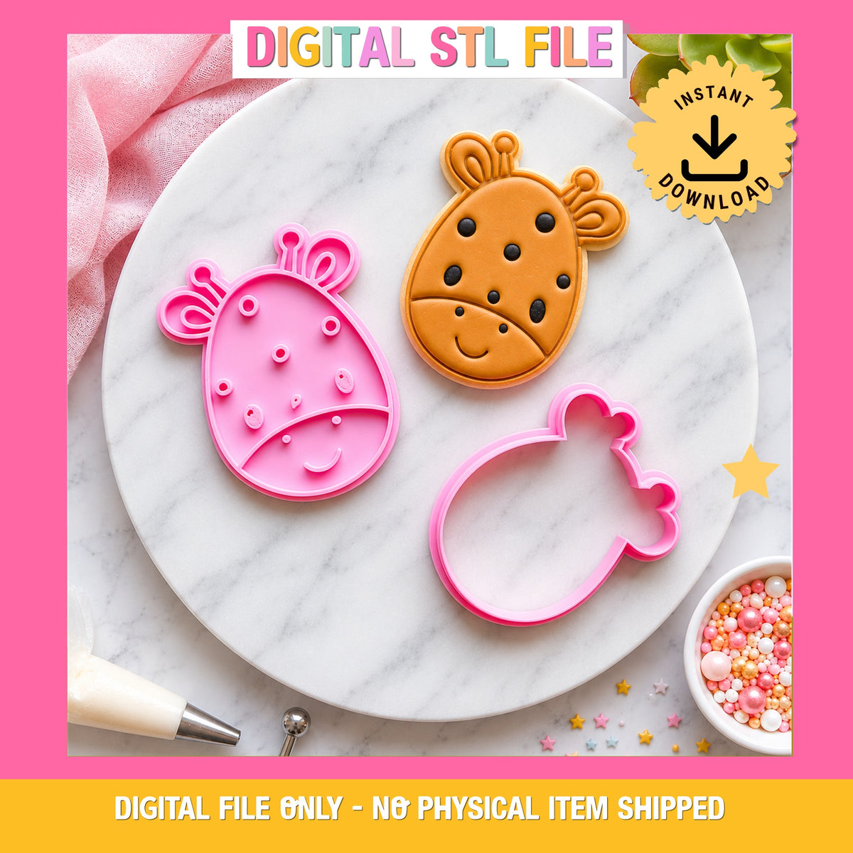 "Baby Giraffe" - Cookie Cutter & Stamp