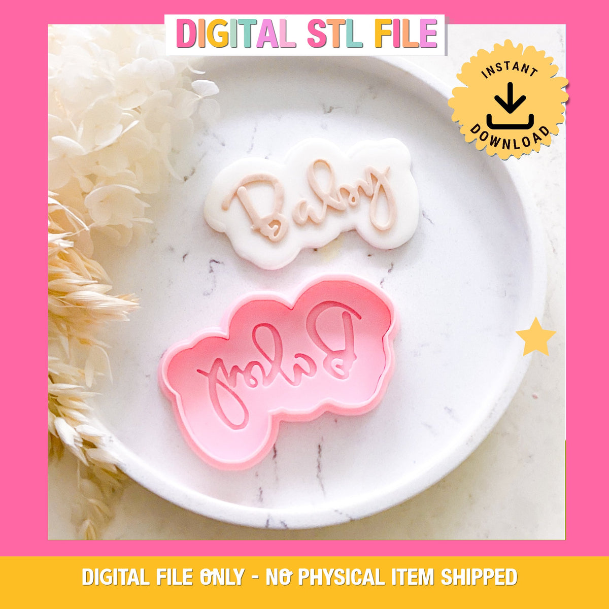 "Baby" - Cookie Cutter & Stamp
