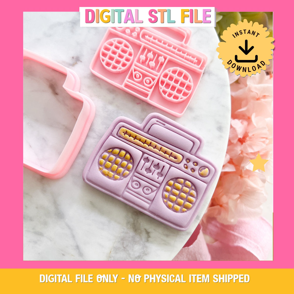 Boom Box - Cutter & Stamp Set