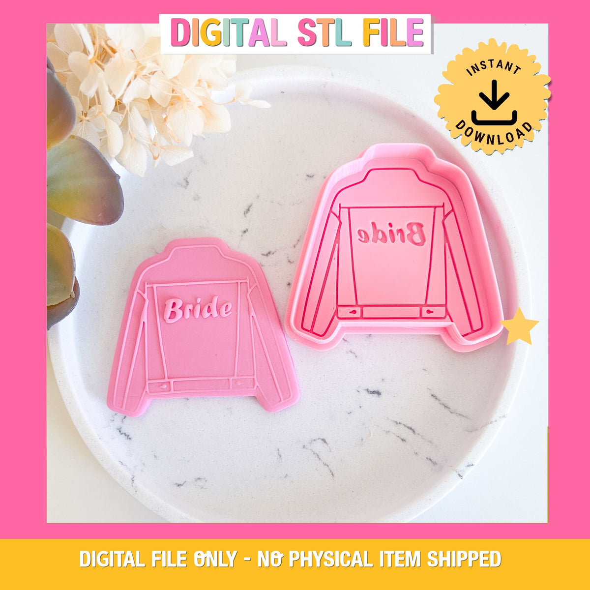 "Bride Jacket" - Cookie Cutter & Stamp