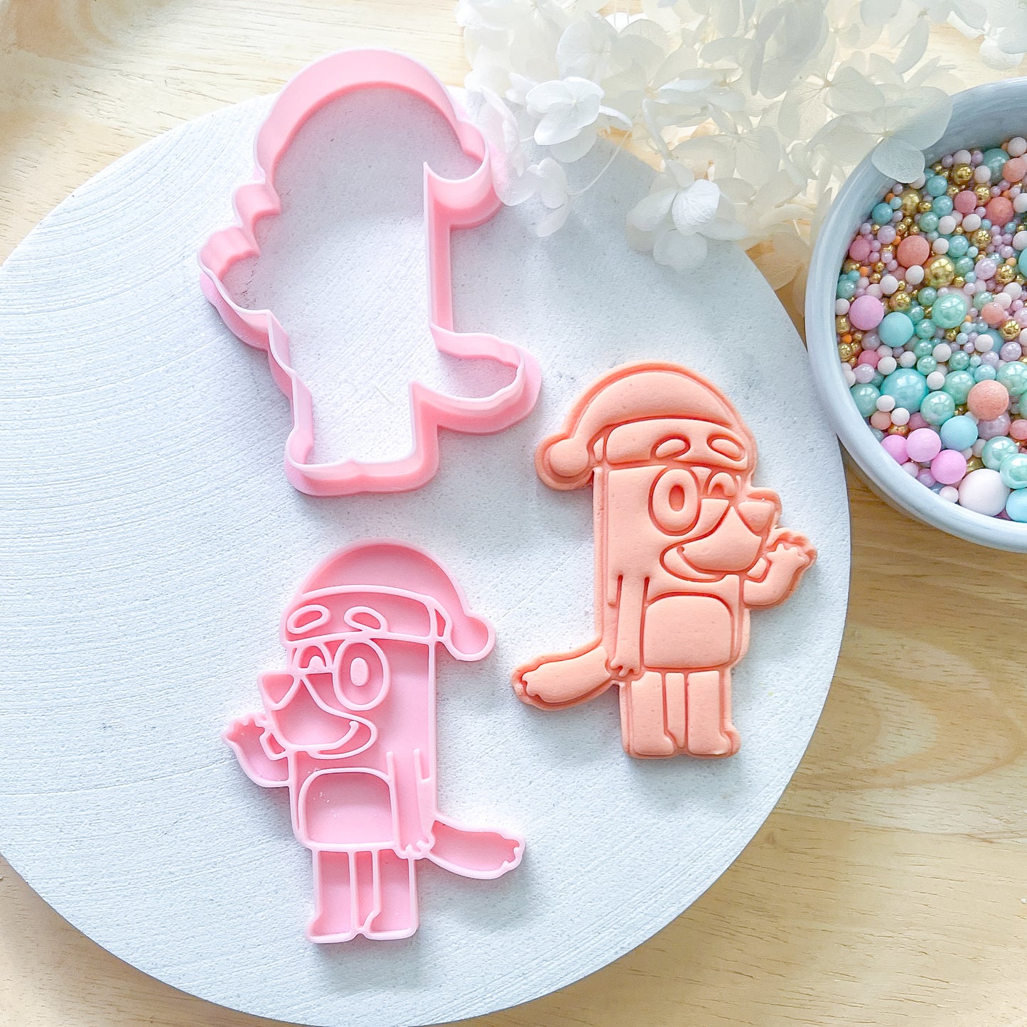 "Christmas Bluey" - Cookie Cutter & Stamp