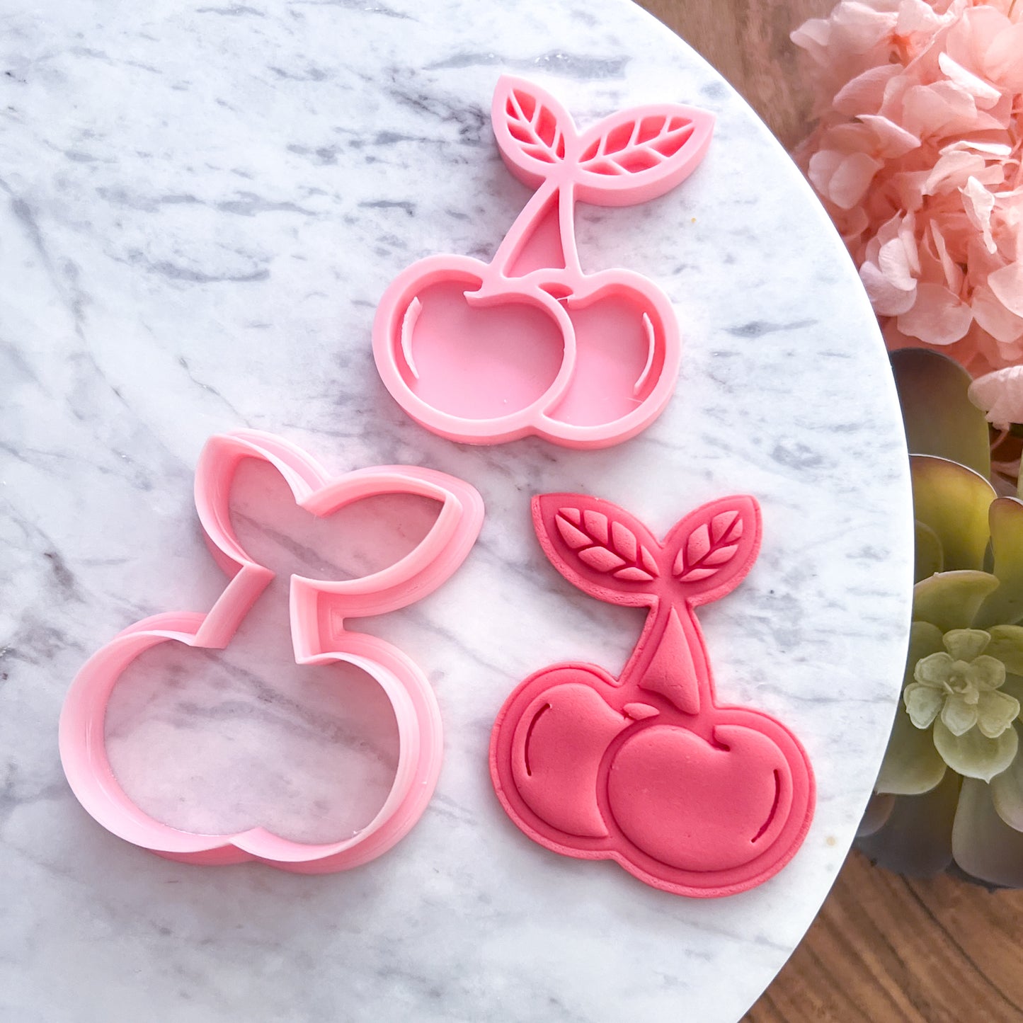 "Cherry Bunch" Cookie Cutter & Stamp