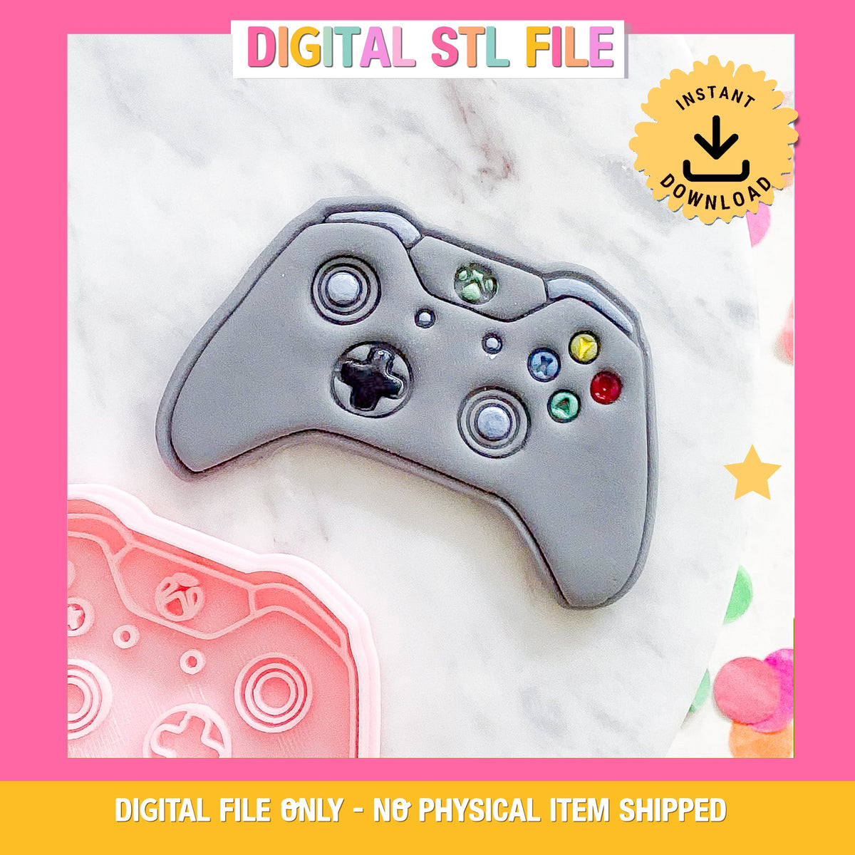 "Controller" - Cookie Cutter & Stamp