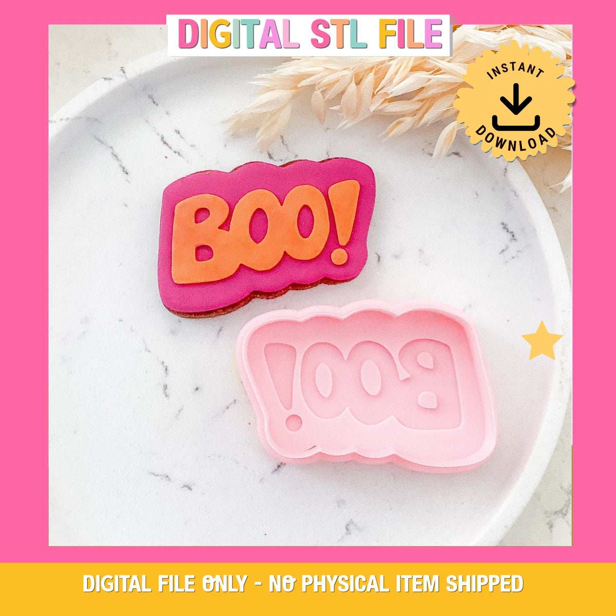 "BOO!" #2 - Cookie Cutter & Stamp