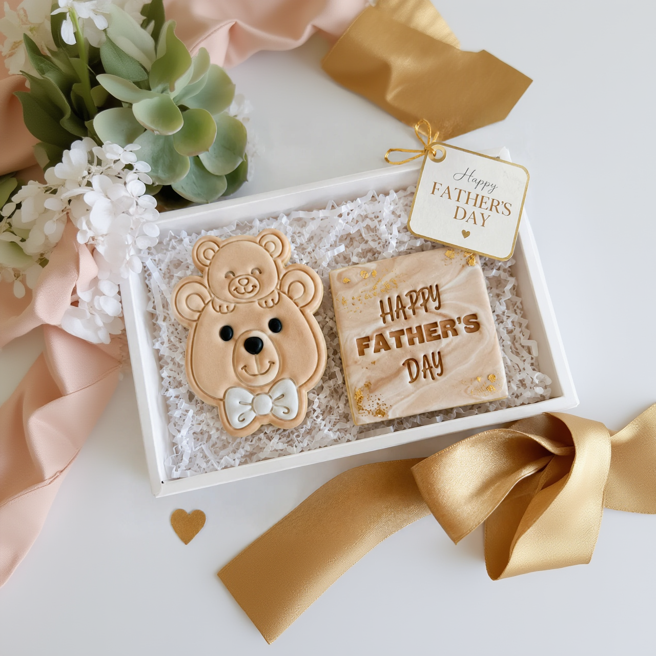 "Happy Father's Day" Fondant Stamp