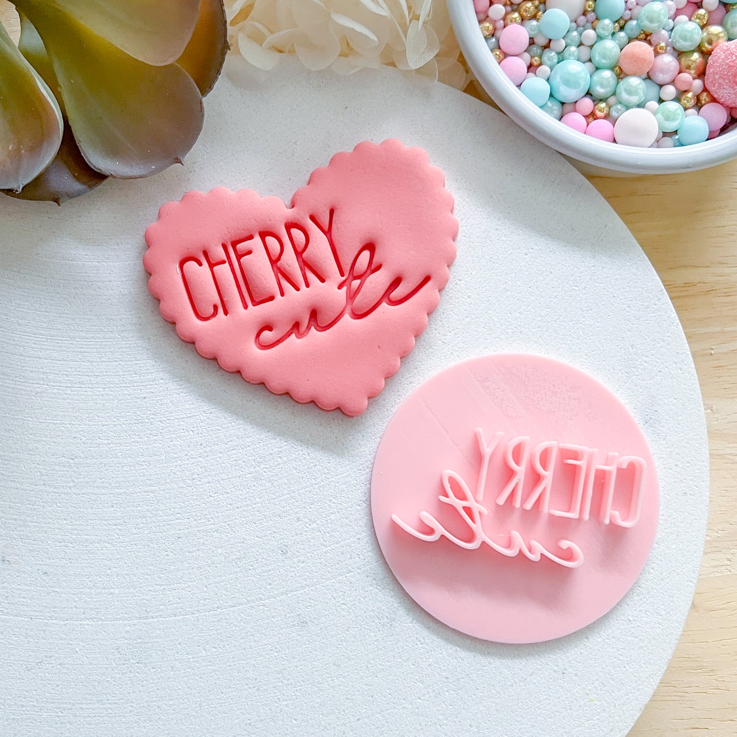 Cherry Cute Fondant Stamp