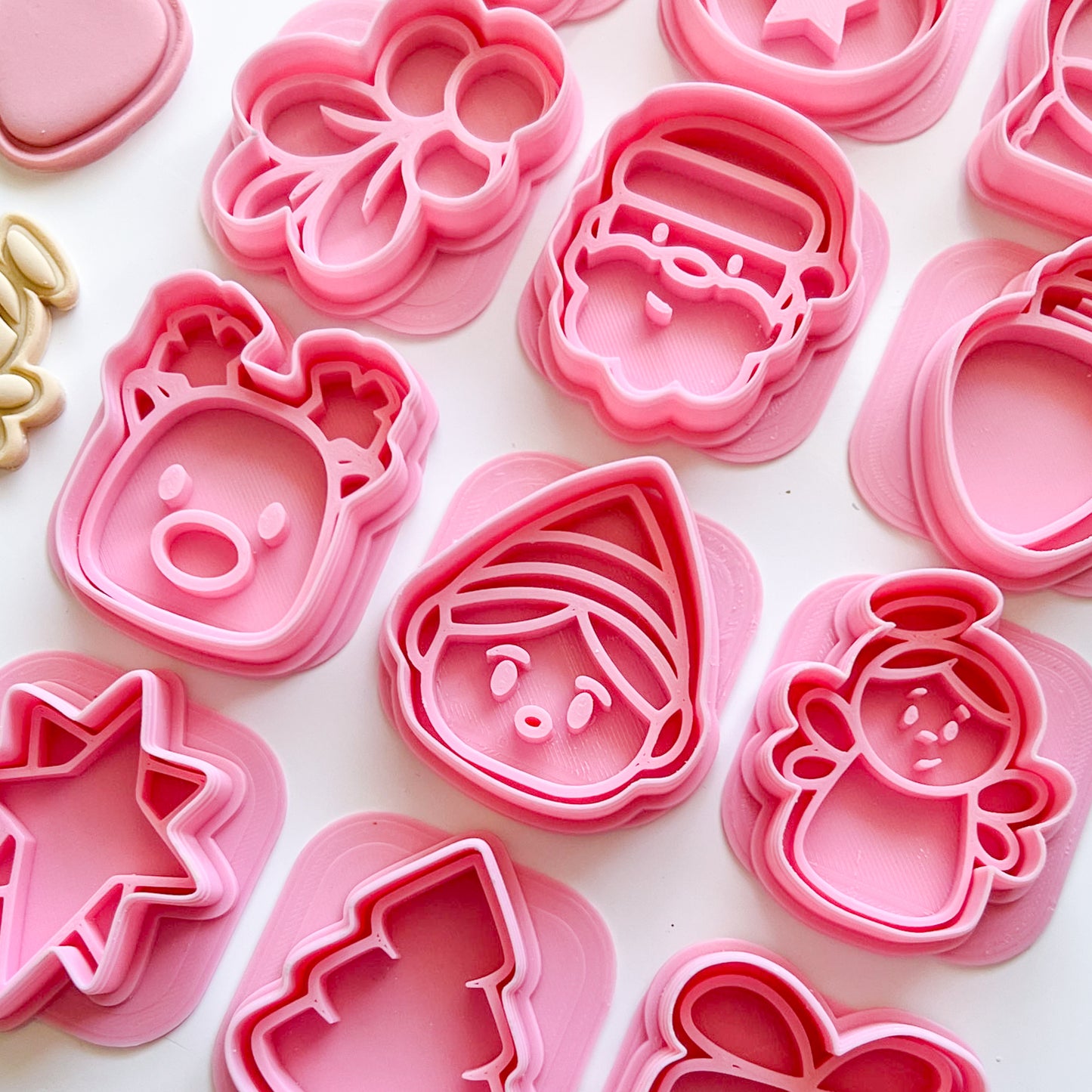 Advent Cookie Set - 12pcs Cutter and Stamp Sets