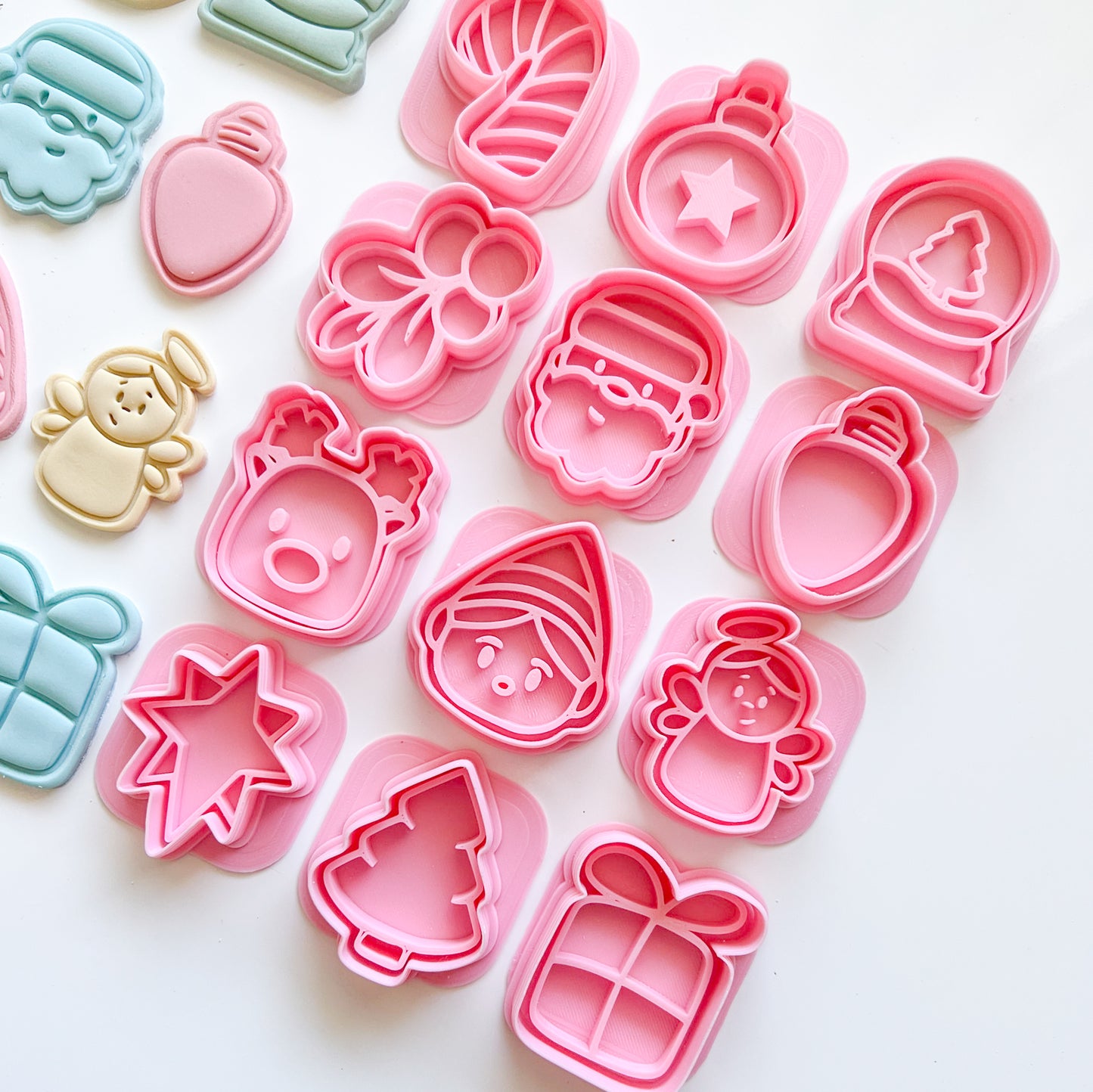 Advent Cookie Set - 12pcs Cutter and Stamp Sets