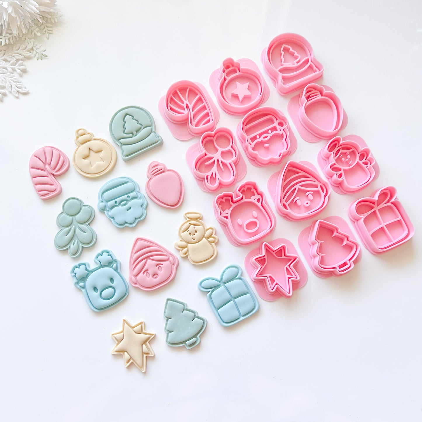 Advent Cookie Set - 12pcs Cutter and Stamp Sets