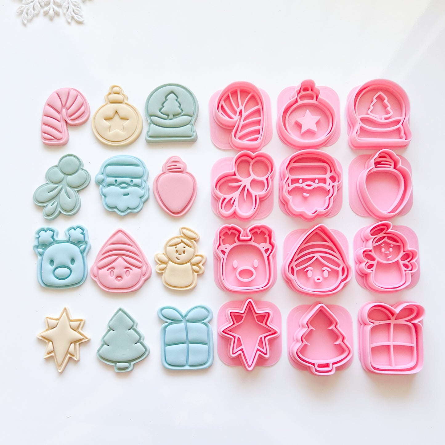 Advent Cookie Set - 12pcs Cutter and Stamp Sets