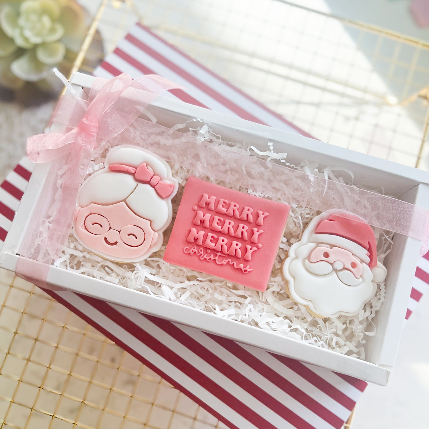 "Mrs Claus" Cookie Cutter & Stamp
