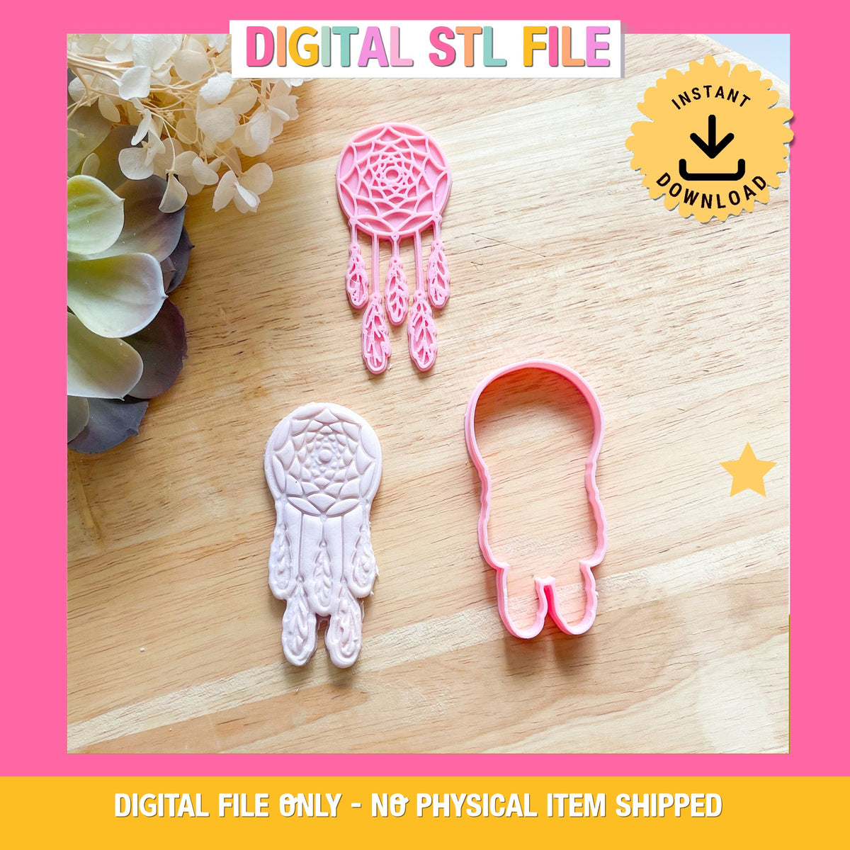 "Dreamcatcher #2" - Cookie Cutter & Stamp