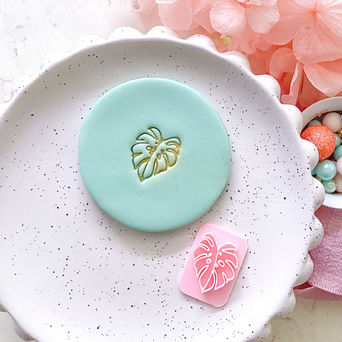 Monstera - Fondant Stamp