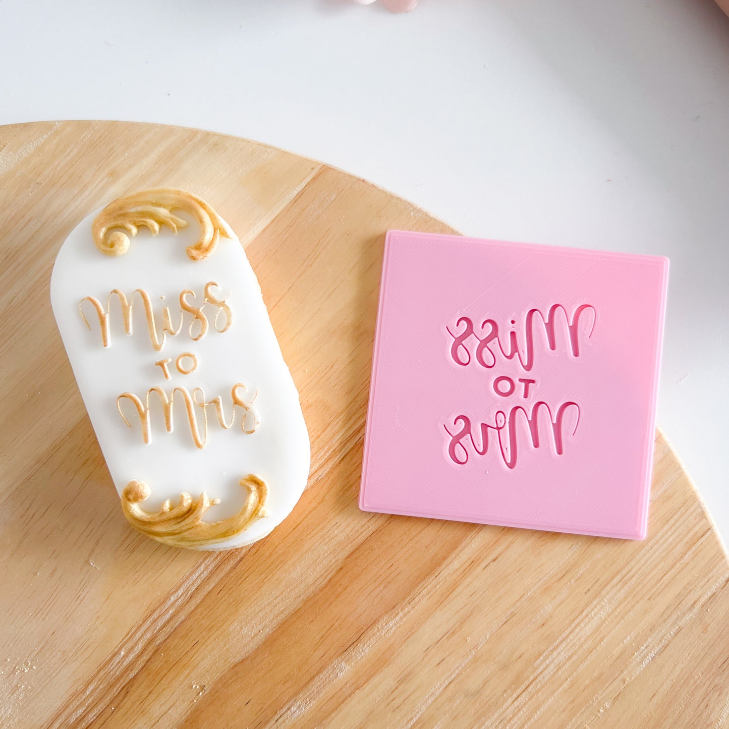 "Miss to Mrs" - Embossing Stamp