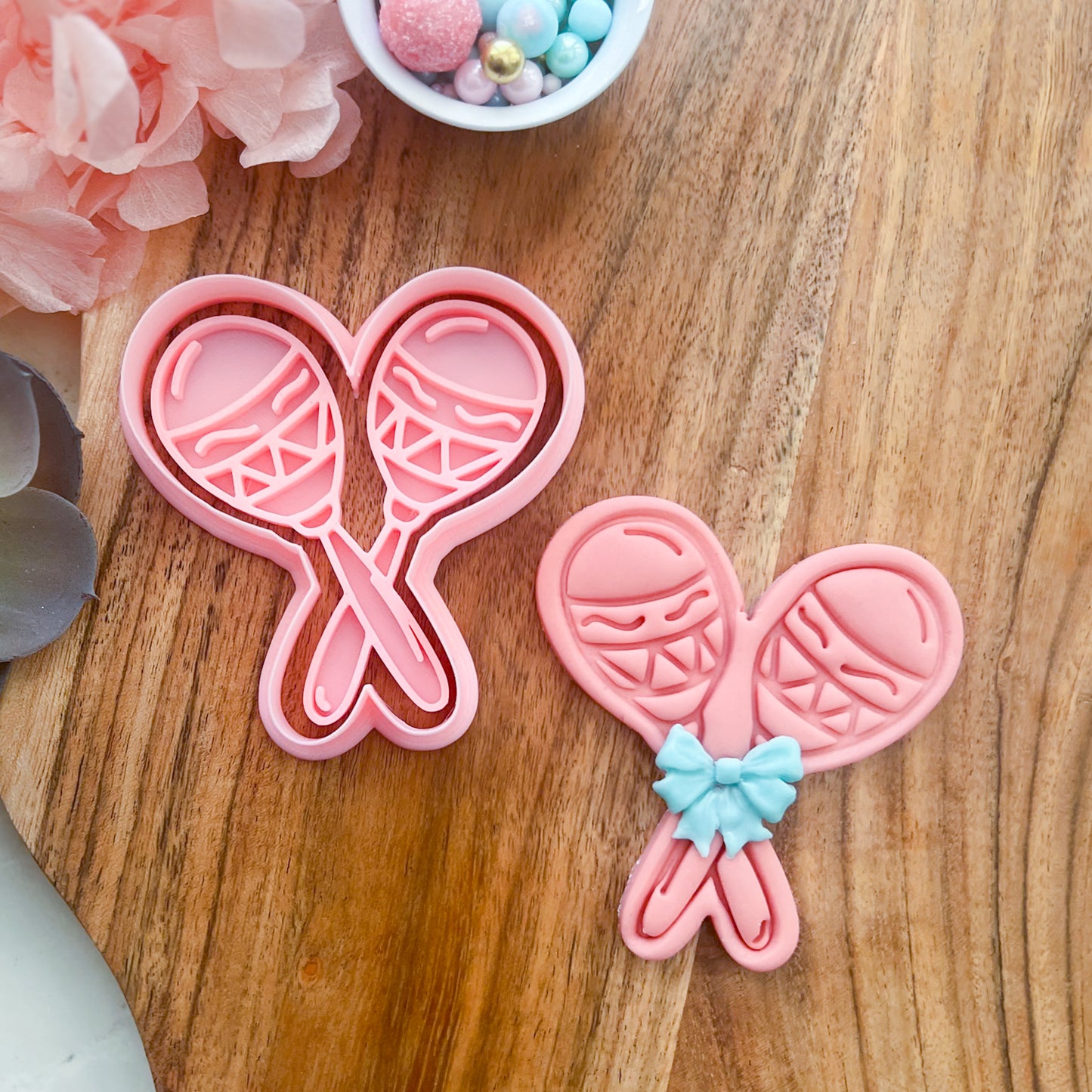 "Maracas" - Cookie Cutter & Stamp