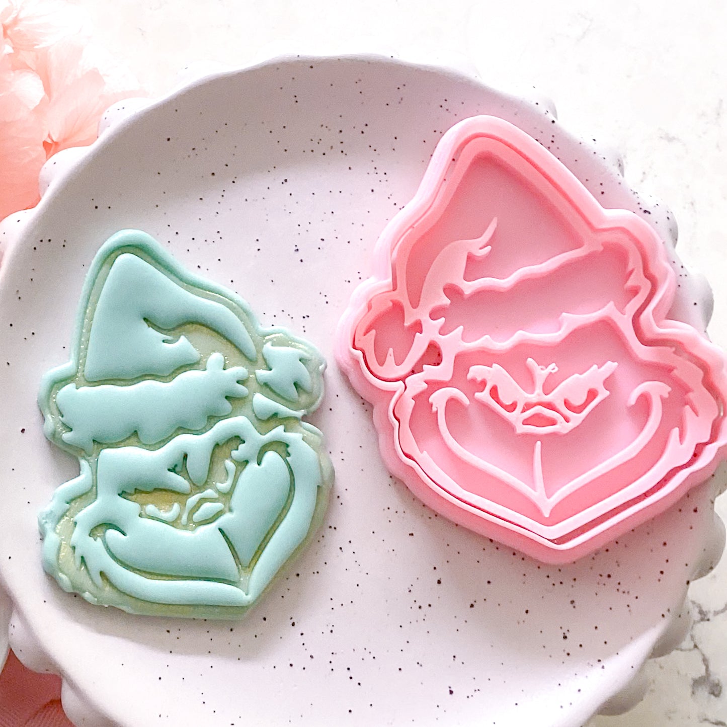 "Grinch" Cookie Cutter & Stamp