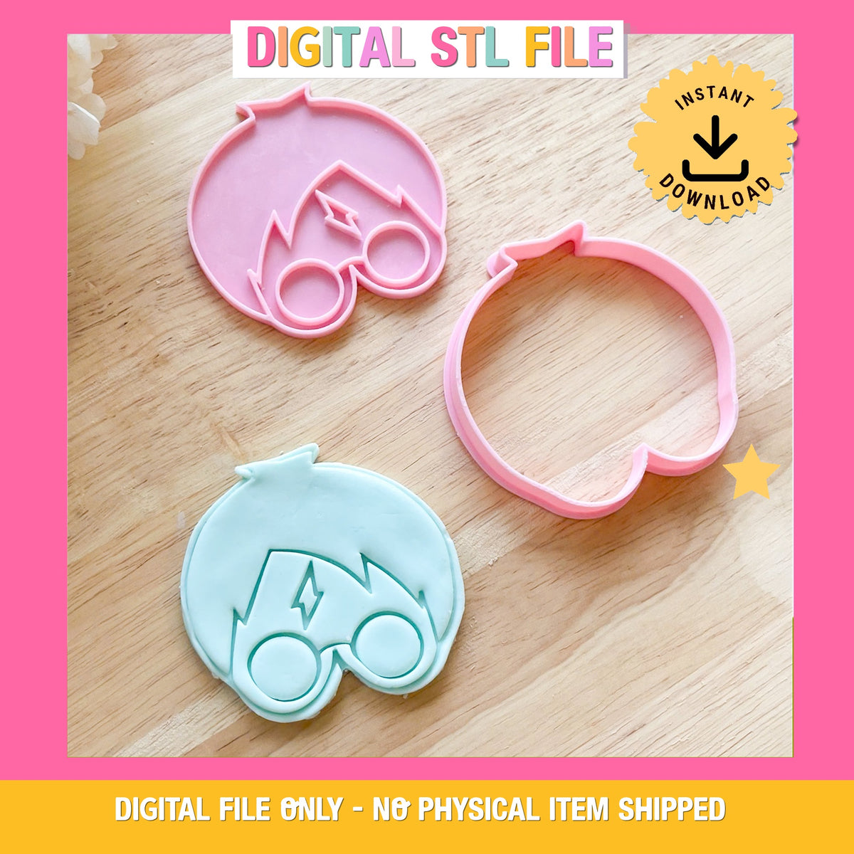 "Harry Potter #1" - Cookie Cutter & Stamp