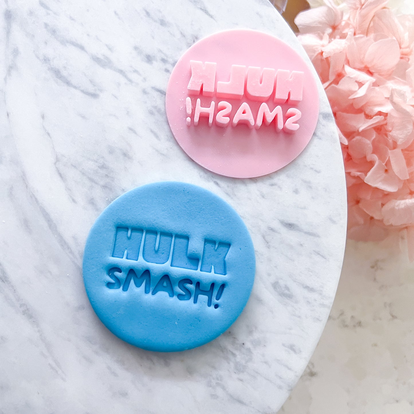 Hulk Smash - Fondant Stamp