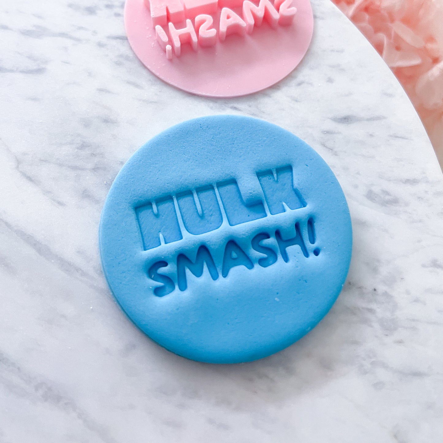 Hulk Smash - Fondant Stamp