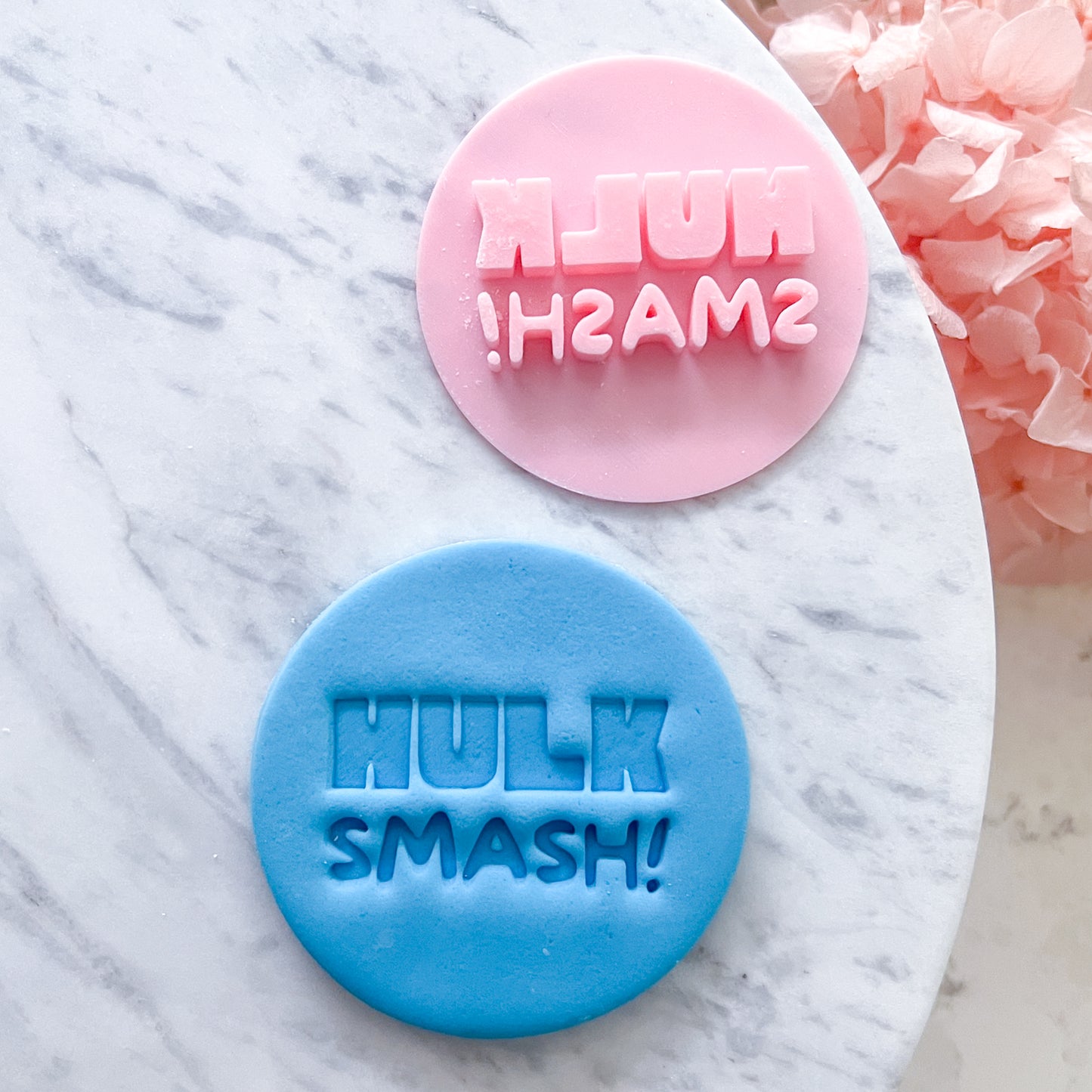 Hulk Smash - Fondant Stamp