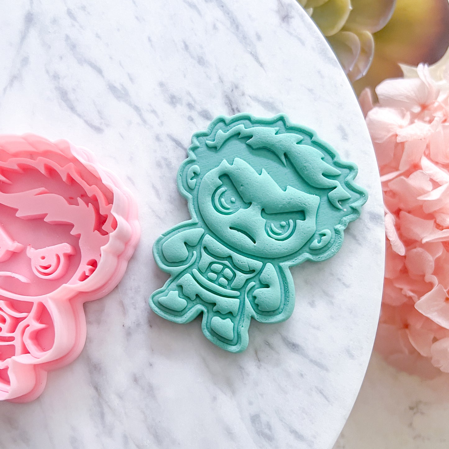 "Hulk" Cookie Cutter & Stamp